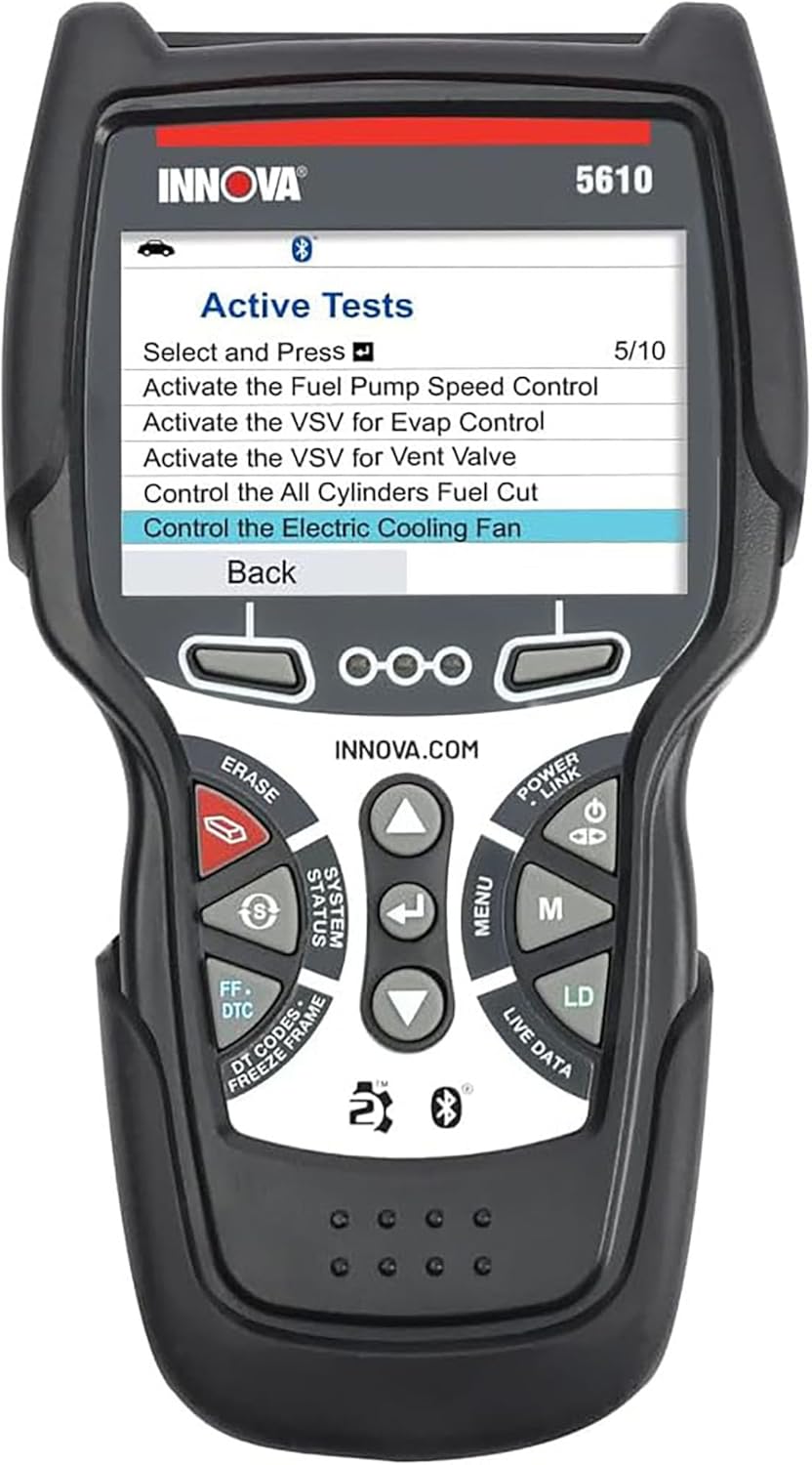Innova 5610 OBD2 Herramienta de escaneo bidireccional - Comprende tu vehículo, localiza lo que está mal y completa tus reparaciones con menos dolores de cabeza, actualizaciones incluidas, soporte