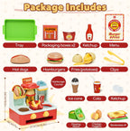 Lehoo Castle Juego de comida de juego para la cocina de los niños, juego de