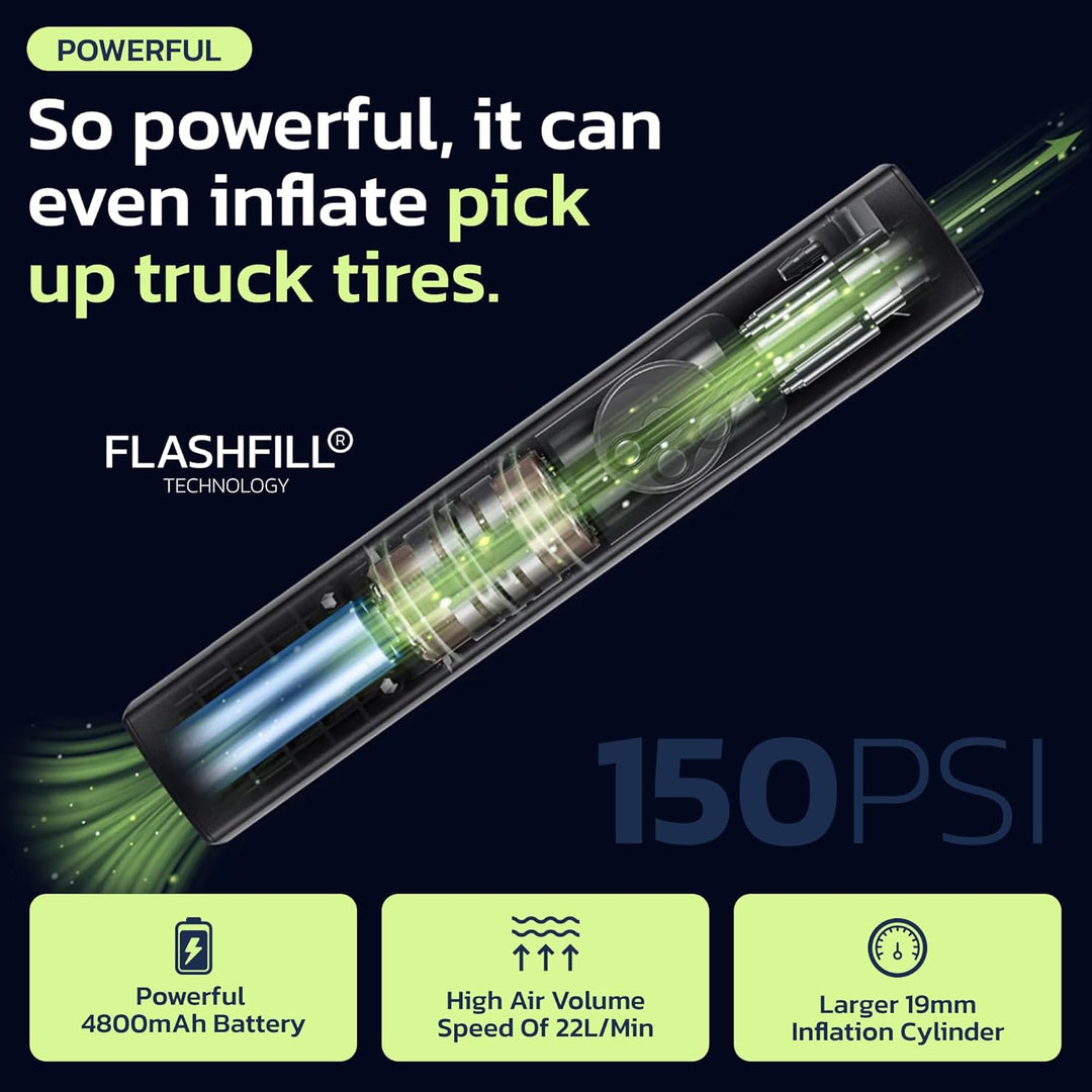 Woowind Compresor de Aire Inflador de Neumáticos Portátil Premium,...