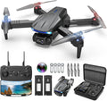 Dron con cámara 1080P para niños, adultos y principiantes, mini dron plegable, cuadricóptero RC con 2 baterías, despegue y aterrizaje con una tecla, giro de 360°, control de gestos, regalo de juguete