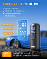 Woowind Bomba de bicicleta Compresor de aire portátil, inflador de...