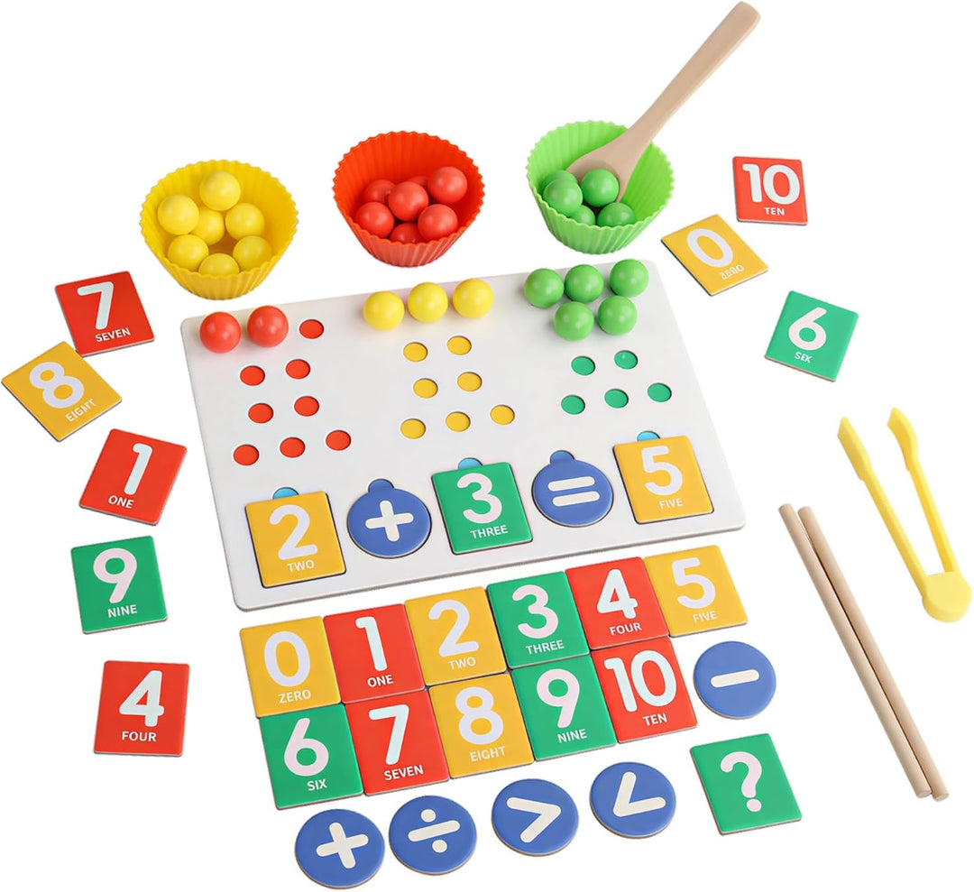 Montessori - Juguetes educativos de madera para niños