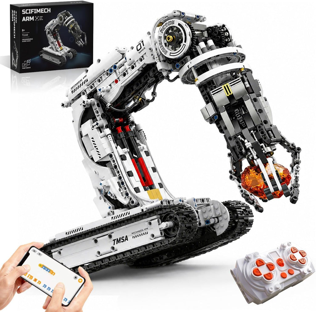 Gohero Kit de brazo de robot con seguimiento técnico 1468PCS STEM Control