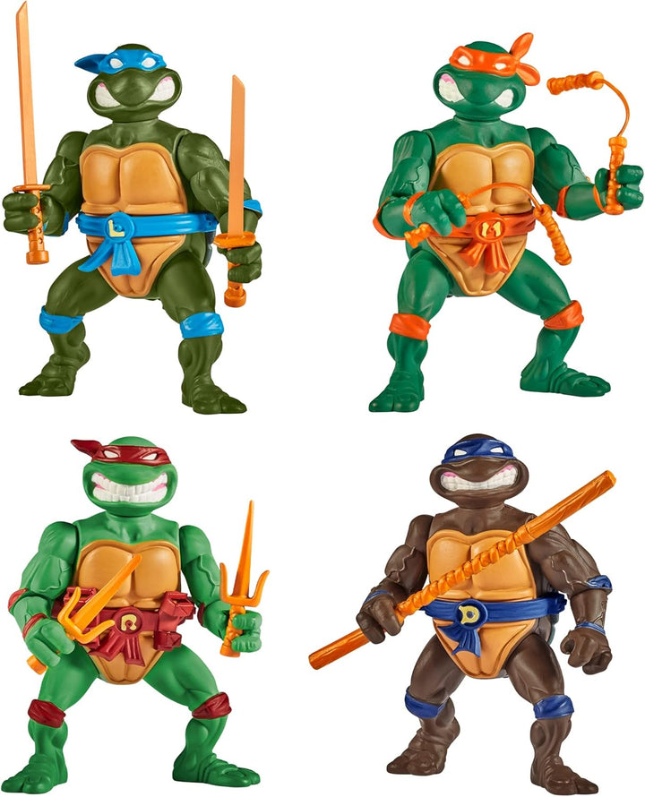 Tortugas Ninja Adolescentes Mutantes: Tortugas Clásicas de 4" - Paq...