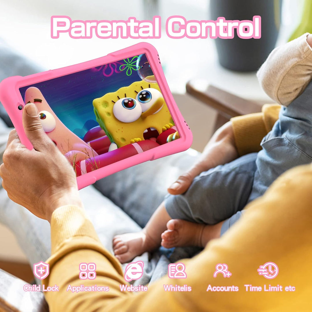 PRITOM Tabletas Android 14 de 10 pulgadas para niños de 32 GB, Quad...