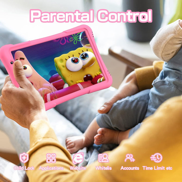PRITOM Tabletas Android 14 de 10 pulgadas para niños de 32 GB, Quad...
