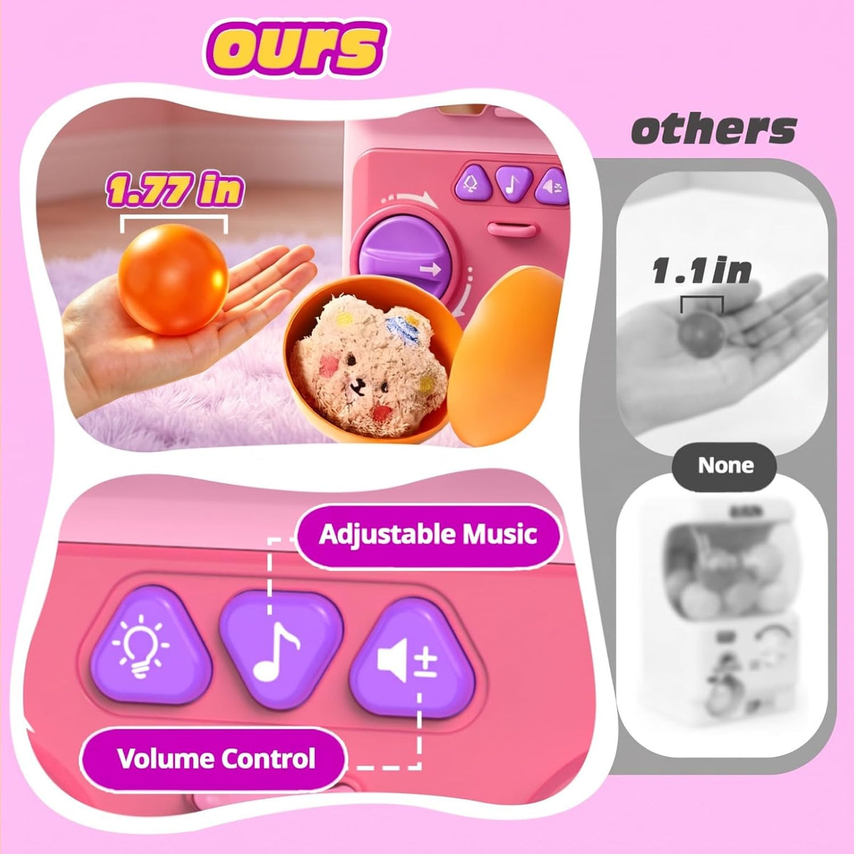 Skirfy Máquina expendedora de la cápsula de los unicornios para la máquina