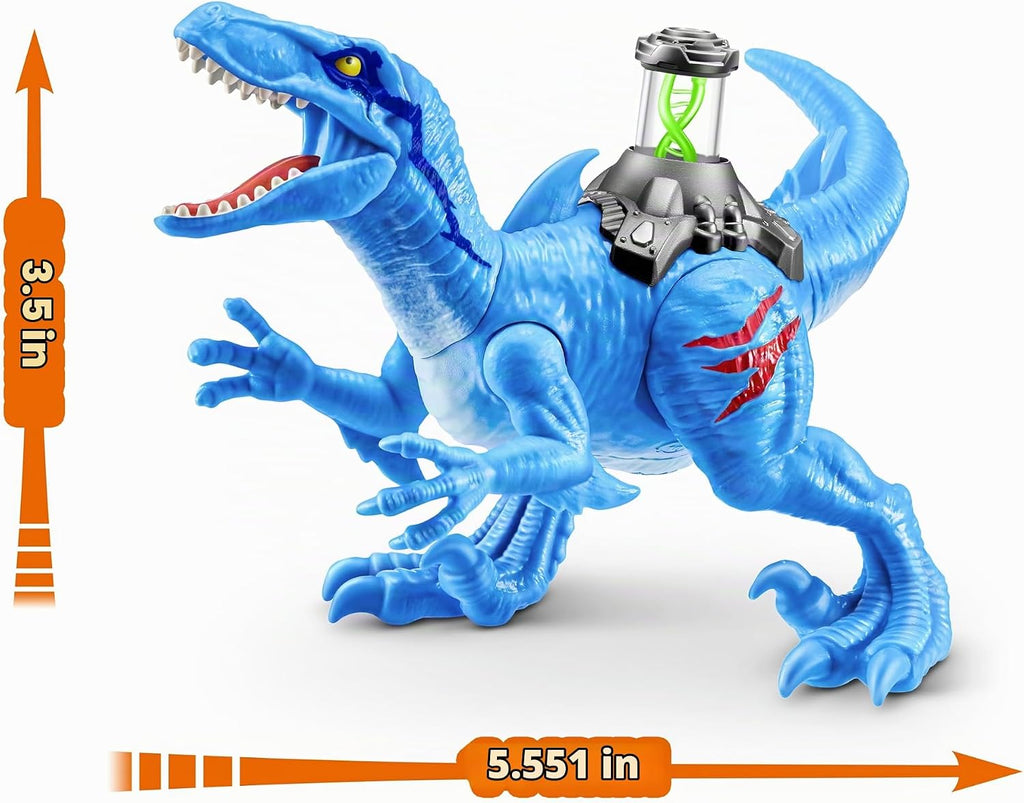 Robo Alive ADN Dino (Velocisaurus) de ZURU, juguete de dinosaurio que se ilumina, sorpresa al desempaquetar