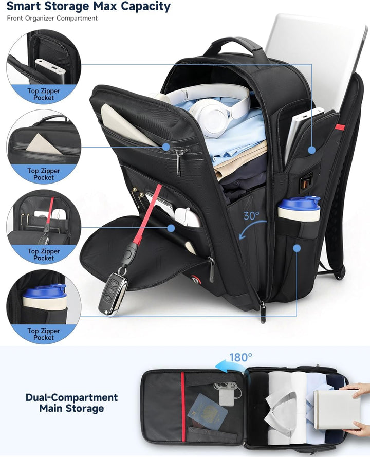 RoyalAnt Mochila profesional para laptop para hombres, mochila de t...