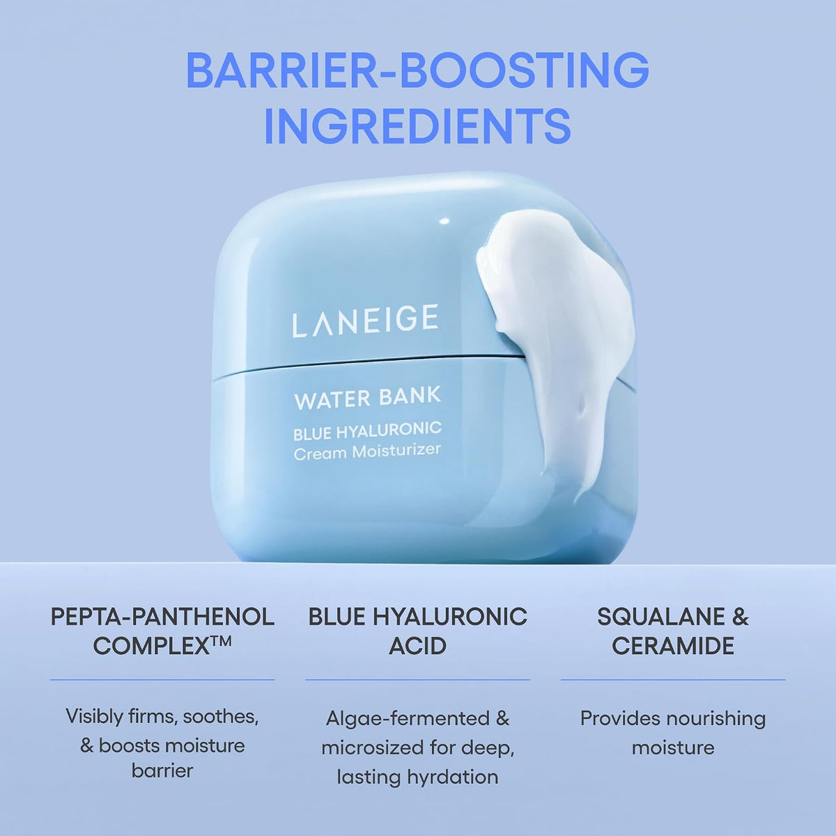 LANEIGE Crema Hidratante Water Bank Azul con Ácido Hialurónico: Cre...