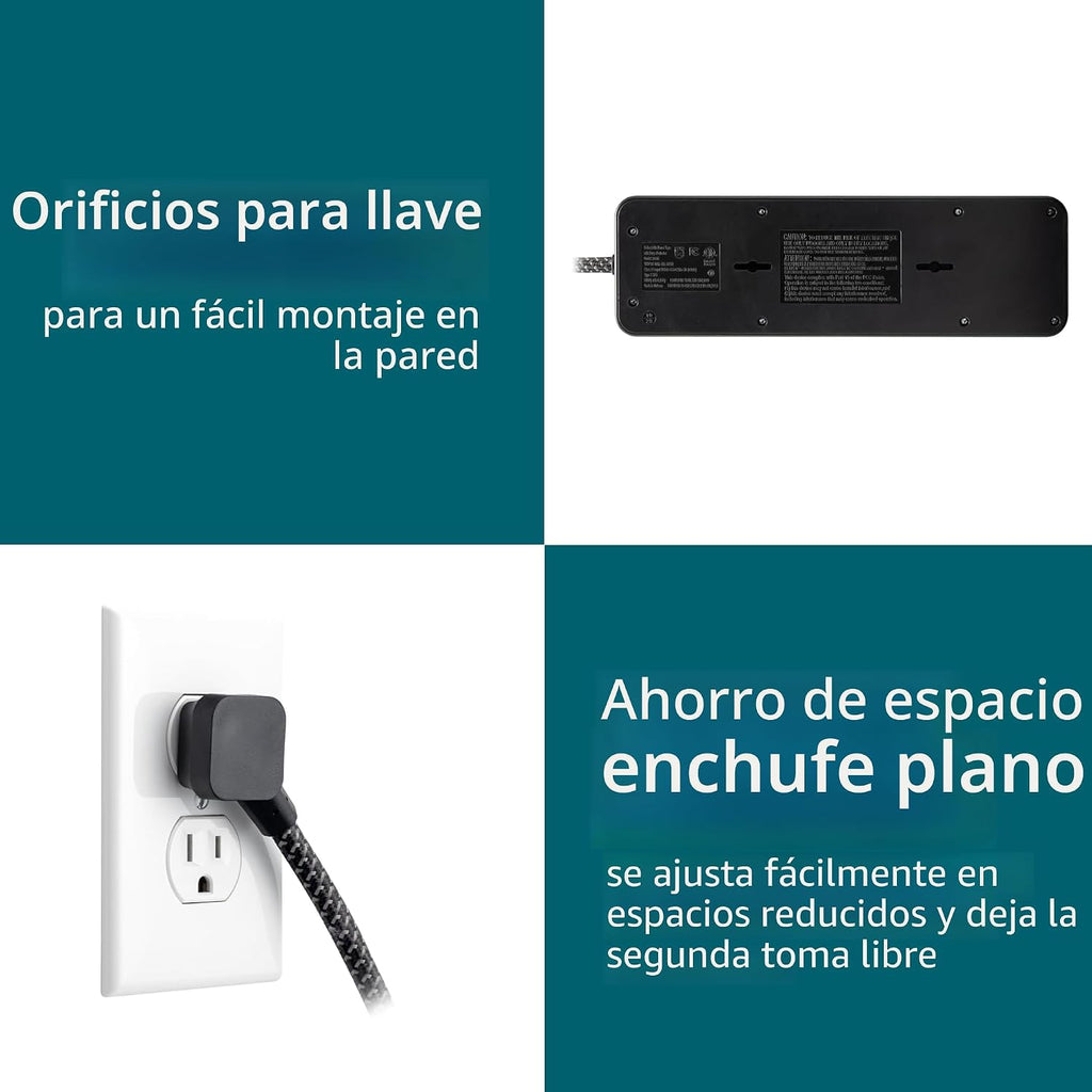 Protectores contra sobrecargas Philips con puertos USB
