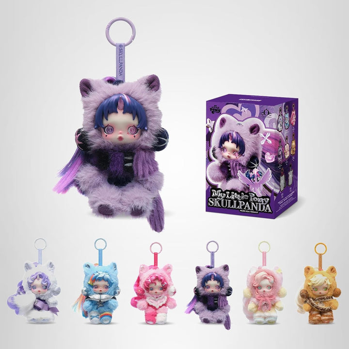 POP MART SKULLPANDA × My Little Pony Series - Lindo llavero de la s...