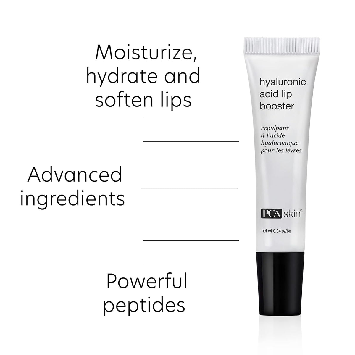 PCA SKIN Suero de labios voluminoso, refuerzo labial de ácido hialu...