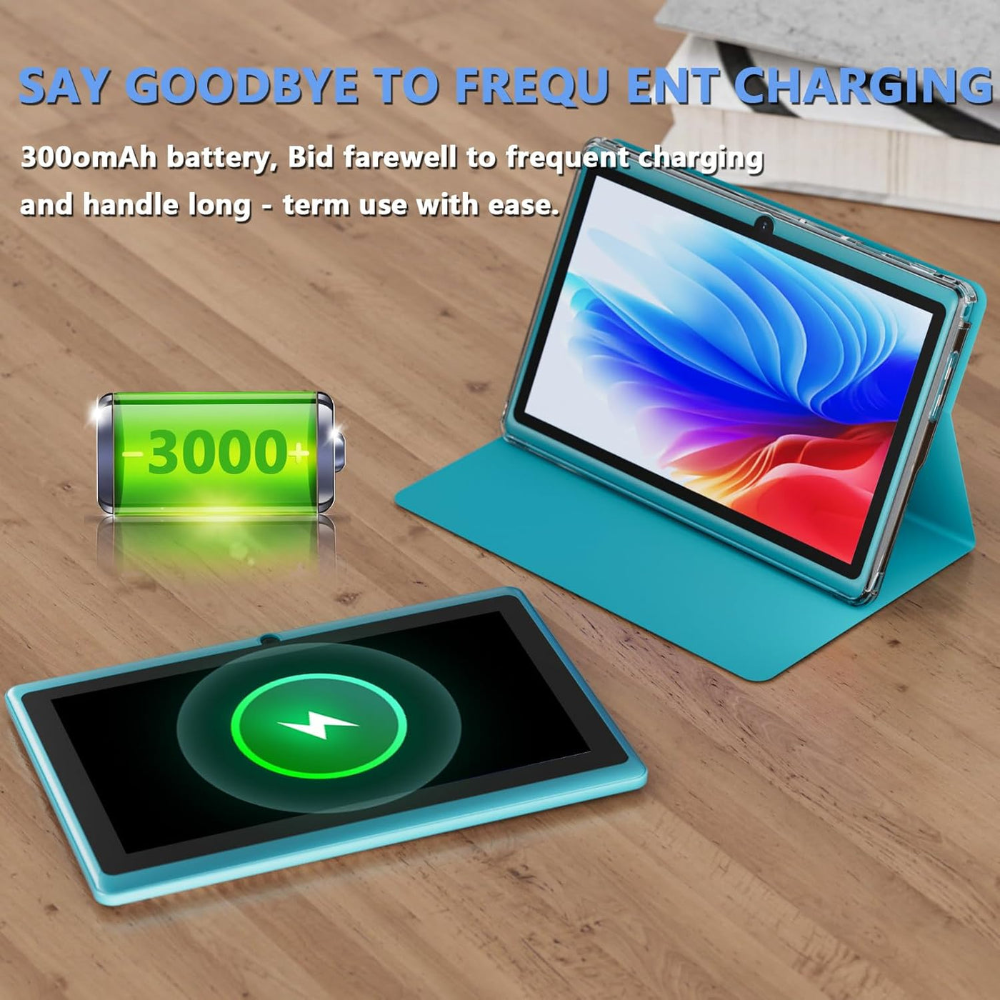 ZZB Tablet Android 14 de 7 pulgadas, 8 GB de RAM (4 GB expandible)...
