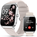 Reloj inteligente para mujeres y hombres, (responder/hacer llamadas) 1.83 pulgadas, HD, rastreador de actividad física smartwatch compatible con Android, iPhone iOS, contador de pasos impermeable IP68