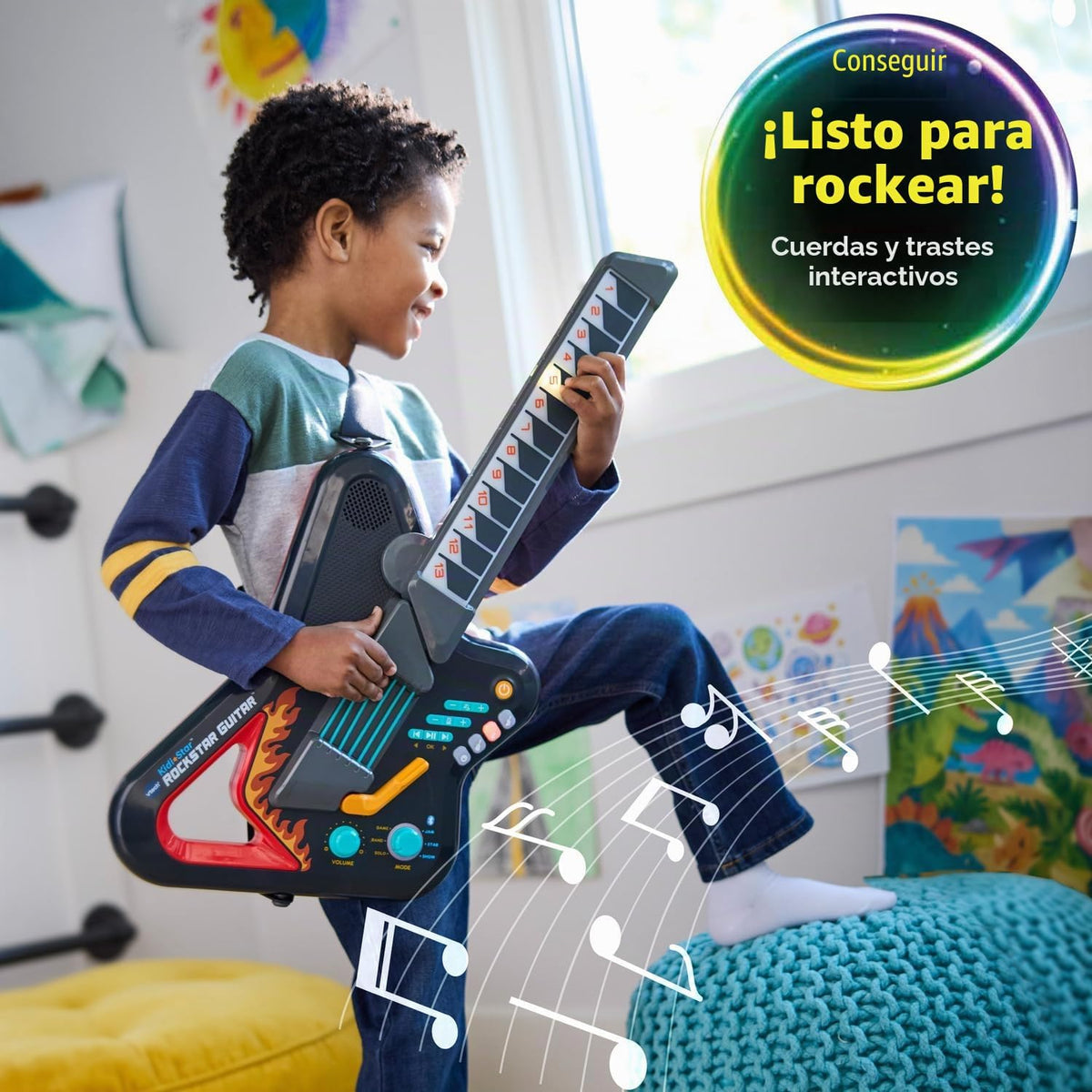 VTech Kidi Star Rockstar - Guitarra negra