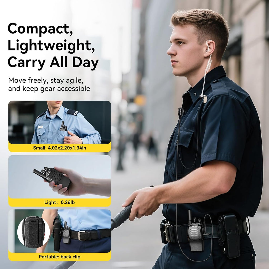 Retevis H-777 Walkie Talkies Adultos, Radio de 2 vías con auriculares