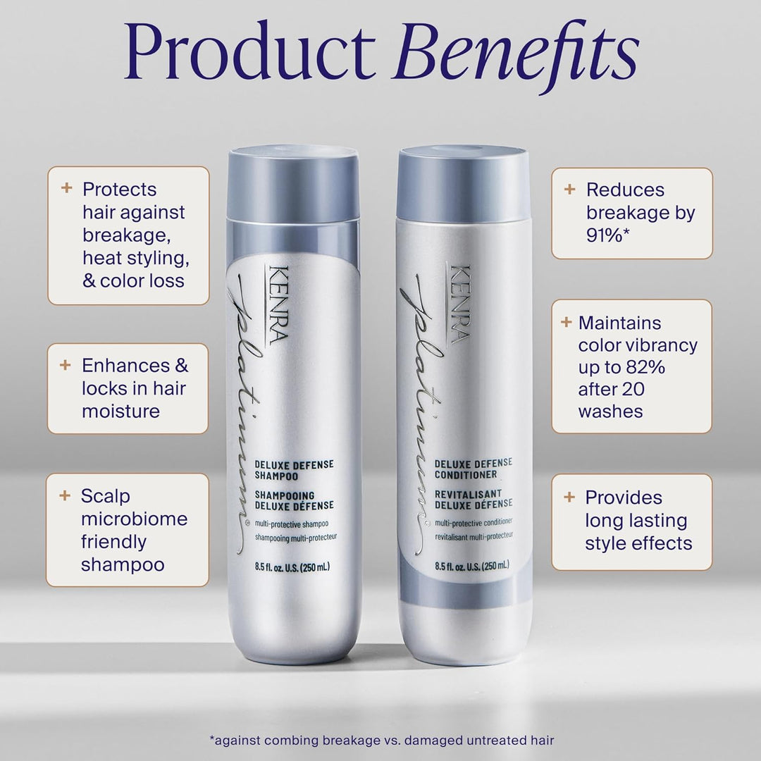 Kenra Platinum Deluxe Defense Conditioner | Fortalecimiento + preve...