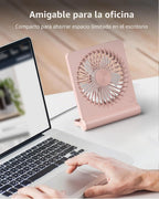 Koonie - Ventilador de escritorio USB, ventilador pequeño ultra sil...
