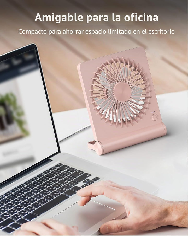 Koonie - Ventilador de escritorio USB, ventilador pequeño ultra sil...