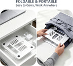 Afaloona Soporte de aluminio para computadora portátil, elevador ajustable