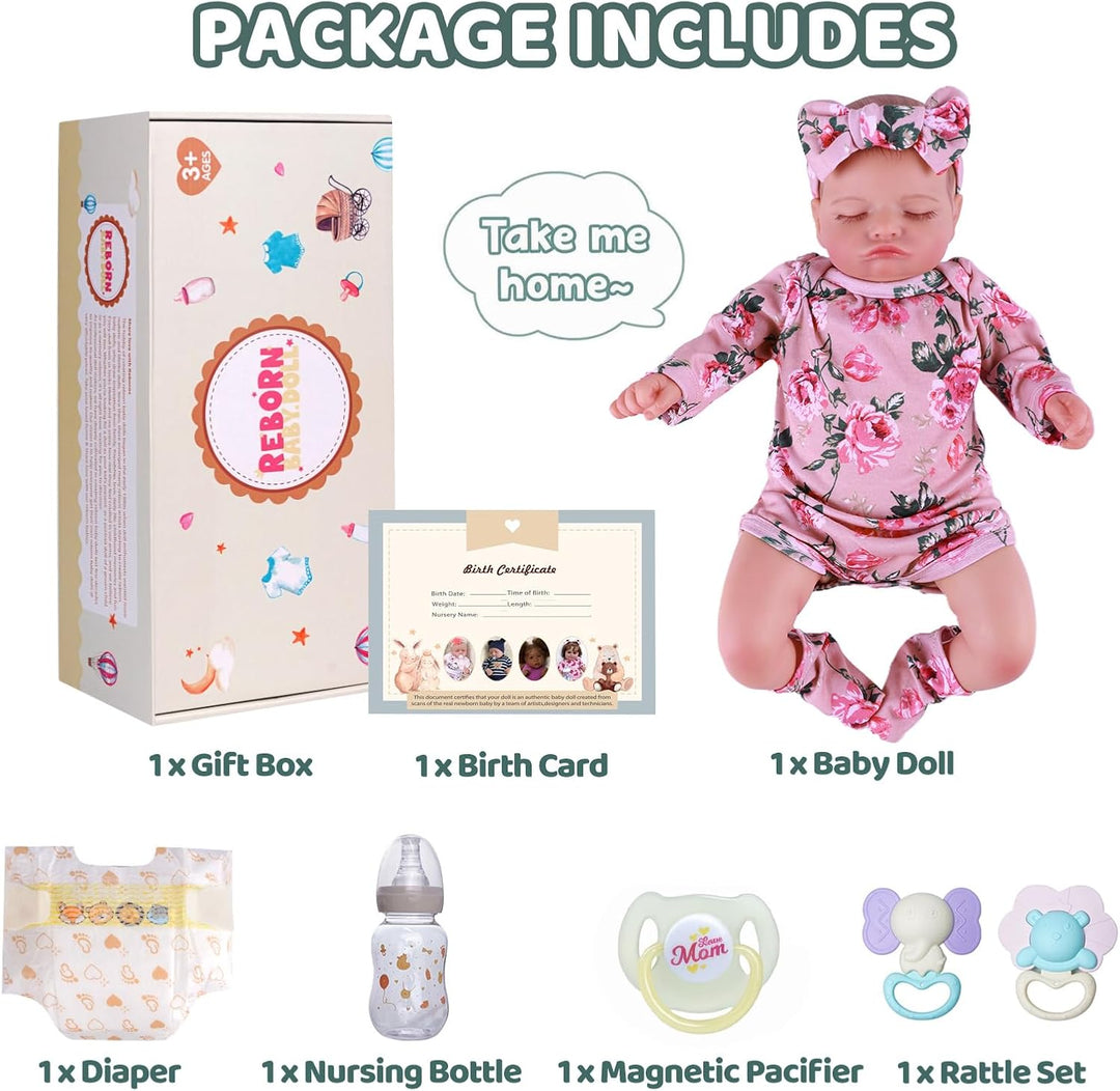 BABESIDE Muñecas Reborn de bebés realistas de 20 pulgadas - Muñecas...