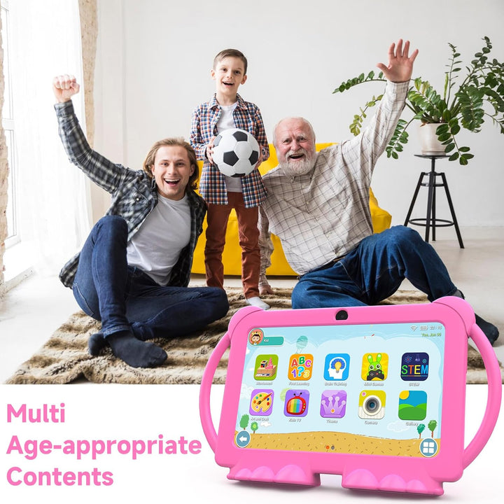 RUIQIAI Tablet 2025 para niños, tablet Android 12 para niños de 7 p...