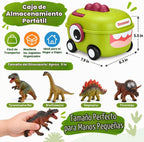 Juguetes de dinosaurio para niños, 12 figuras realistas con caja