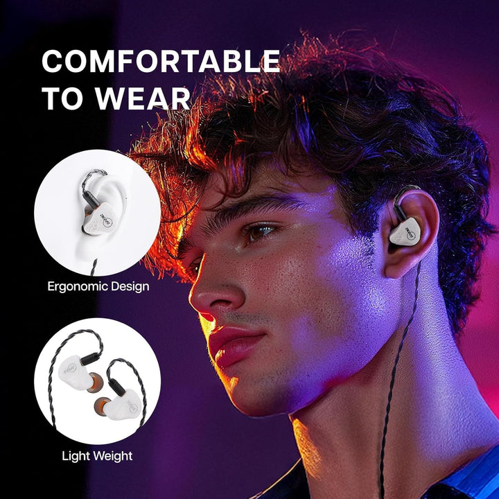 Linsoul ZiiGaat x Fresh Reviews Arete en el oído Monitor, Auricular...