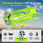 CKYSCHN WLtoys A310 Avión RC Brushless, Christen Eagle II Biplano RC 4CH