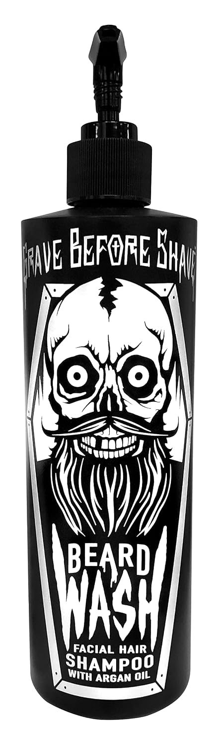 Grave antes del afeitado Lavado de barba 16 oz. bomba superior