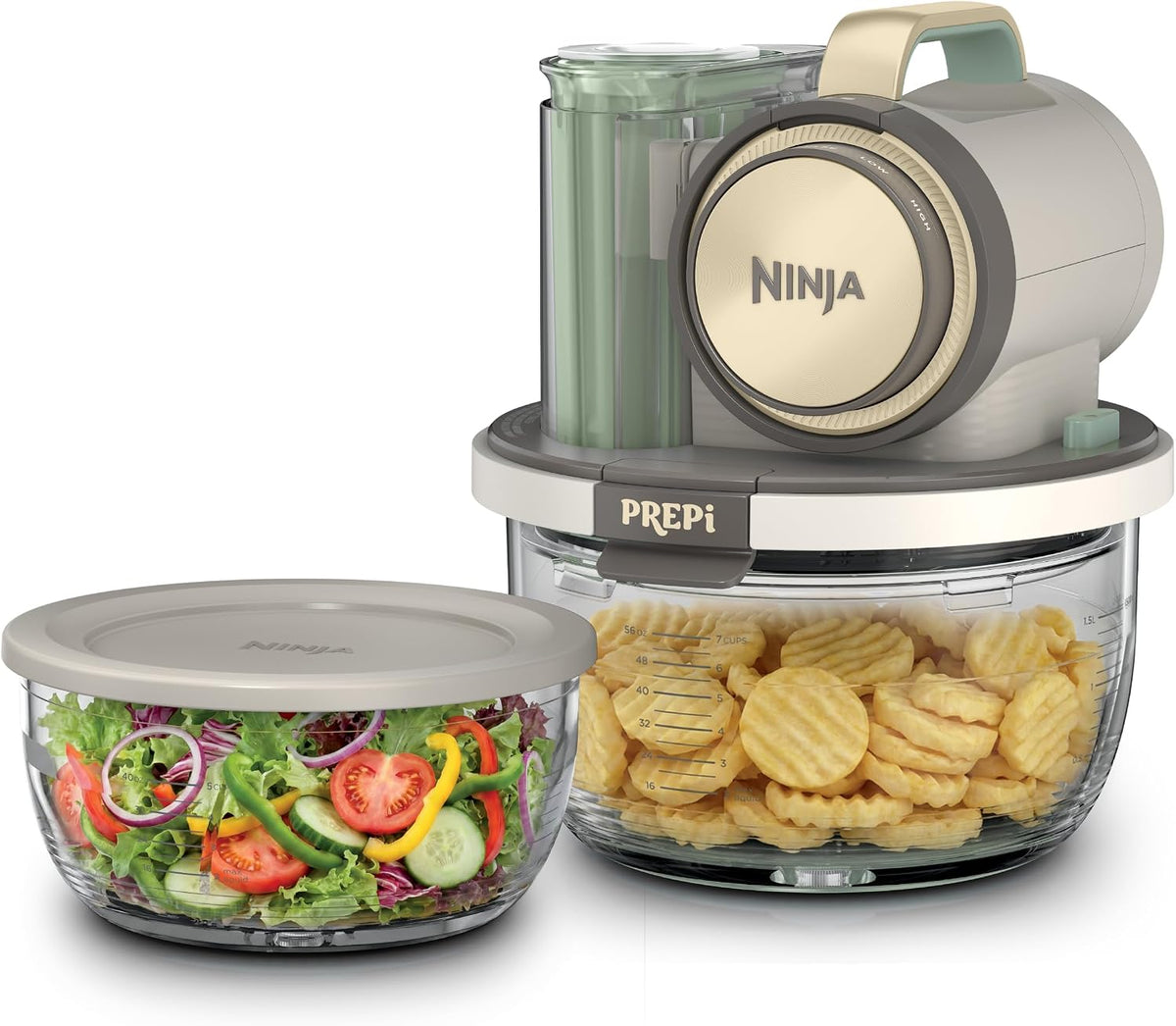 Ninja PREPi PN301WH - Sistema de preparación y almacenamiento 5 en 1