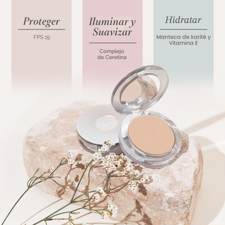 PÜR MINERALS Base de Maquillaje Mineral Prensada 4 en 1 en Polvo co...