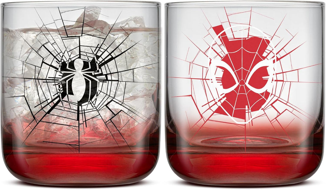 JoyJolt Marvel Spider-Man Webbed Hero - Vasos cortos de