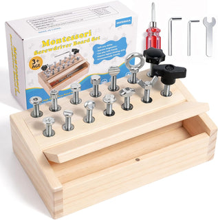 INIFEIDALA Juego de Herramientas para Niños, Juguetes Montessori pa...