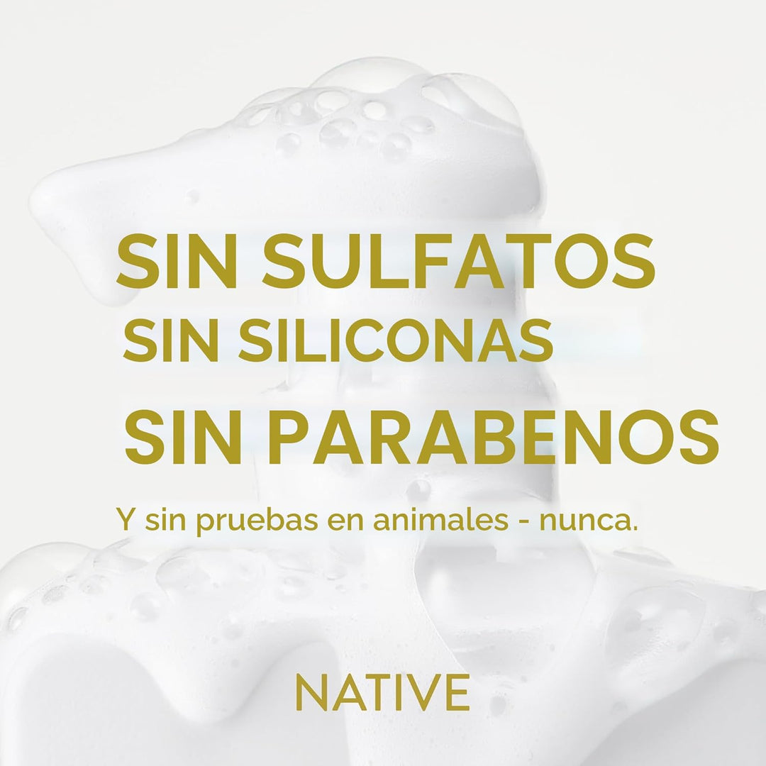 Native El champú y acondicionador de coco y cúrcuma contiene ingred...