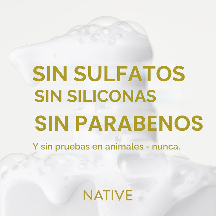 Native El champú y acondicionador de coco y cúrcuma contiene ingred...