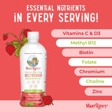 MARYRUTH'S Multivitamínico líquido matutino (fresa) y multimine...