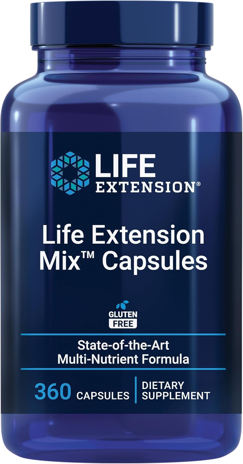 Life Extension Mix™ Cápsulas \u2013 Suplemento vitamínico, mineral,...