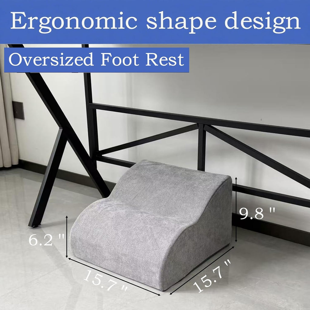 Lámpara Reposapiés para debajo del escritorio en el trabajo. Taburete de tres niveles multifuncional, con reposapiés lavable. para debajo del escritorio, silla de oficina, silla de juegos y sofá