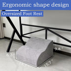 Lámpara Reposapiés para debajo del escritorio en el trabajo. Taburete de tres niveles multifuncional, con reposapiés lavable. para debajo del escritorio, silla de oficina, silla de juegos y sofá