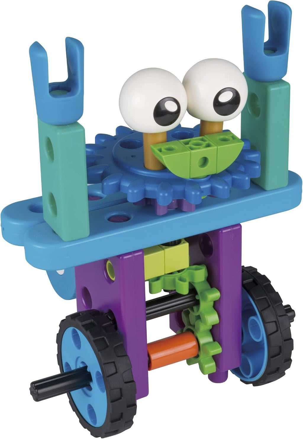 Thames & Kosmos Primer kit de ingeniería de robots para niños: experimento STEM para jóvenes aprendices | Construye 10 robots sin motor | Juega y aprende con manual en formato libro de cuentos |