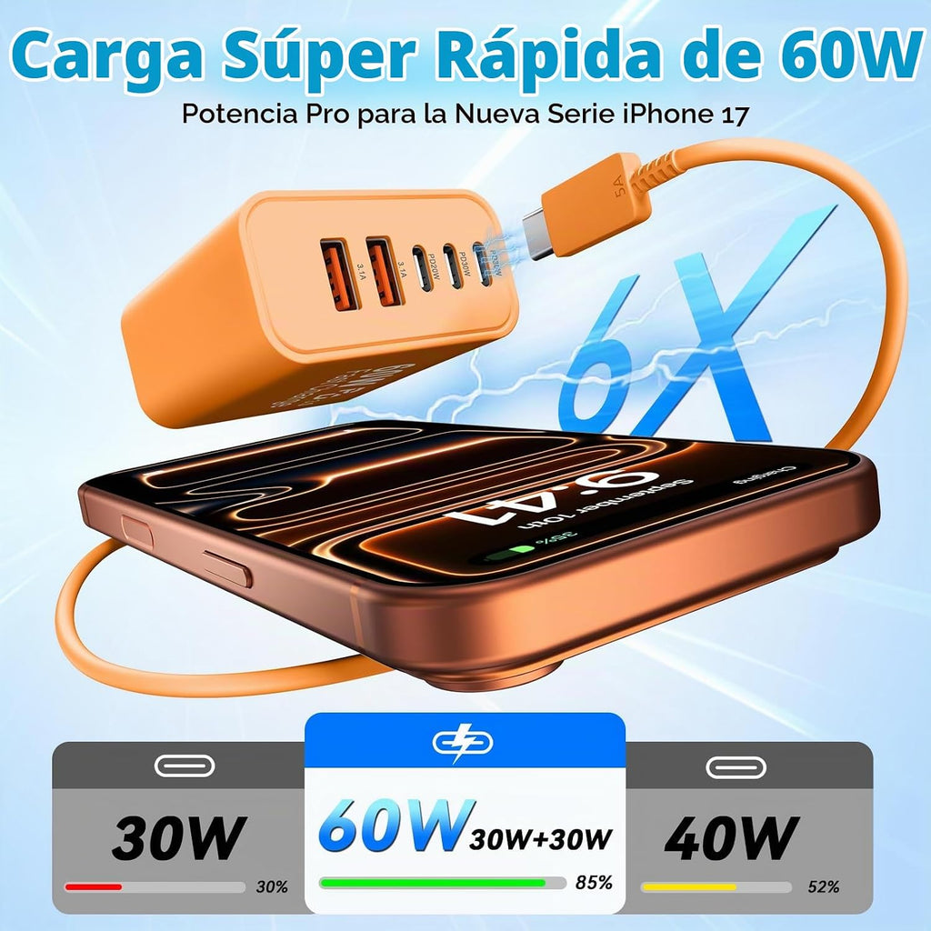 Bloques rápidos del cargador del USB C, tipo bloques de poder de carga de
