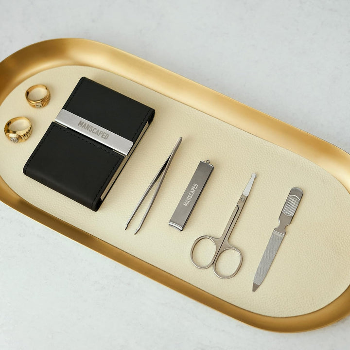 MANSCAPED® Shears 2.0 - Kit de uñas de acero inoxidable templado pa...