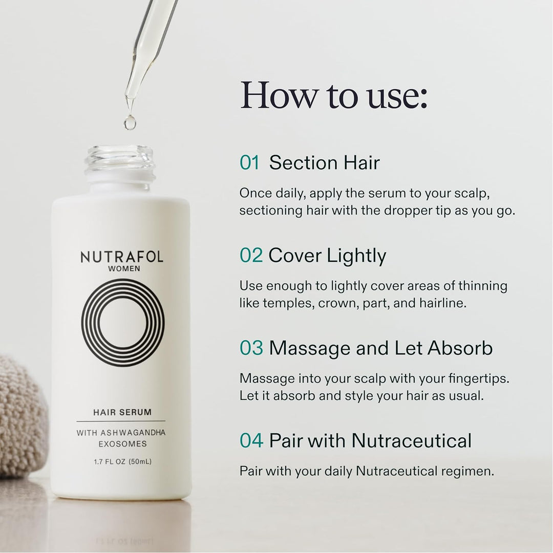 Nutrafol Suero capilar para mujer, soporta un cabello visiblemente...