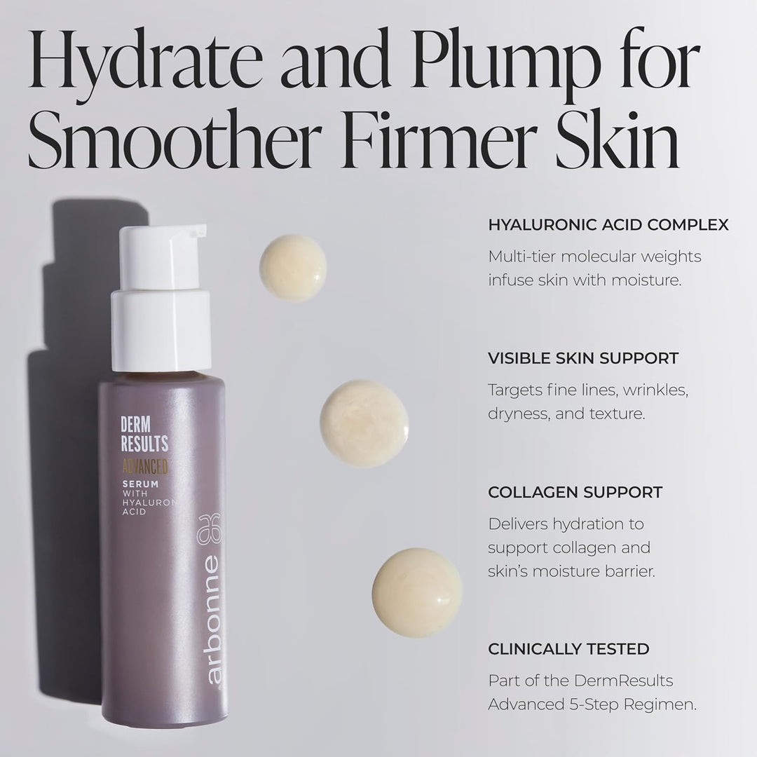 DermResults Suero avanzado de ácido hialurónico para la cara \u2013...