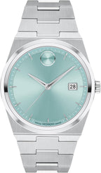 Movado Bold Quest Reloj de Hombre Deportivo - Movimiento Suizo de Cuarzo, Correa de Acero Inoxidable con Enlace - Resistencia al Agua 5 ATM - Reloj de Lujo para Él - 40mm