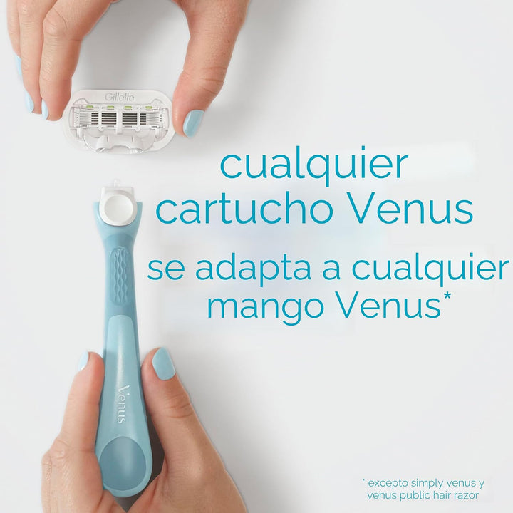 Gillette Venus Recambios de cuchillas de afeitar Extra Smooth para...