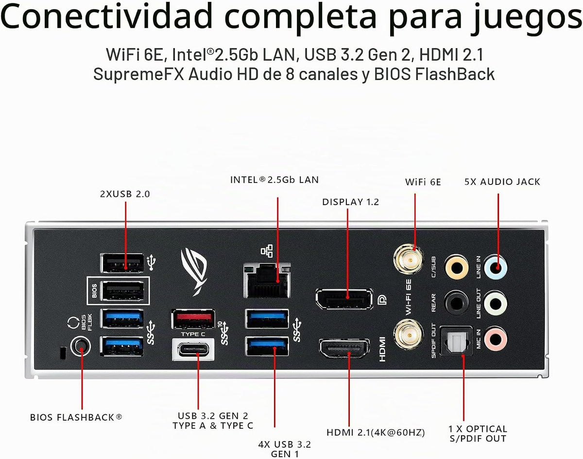 ROG STRIX B550-F GAMING WIFI II - Tarjeta madre para AMD AM4 (3ra G...