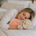Animal de peluche de vaca de las tierras altas para microondas, Beige, Pequeño